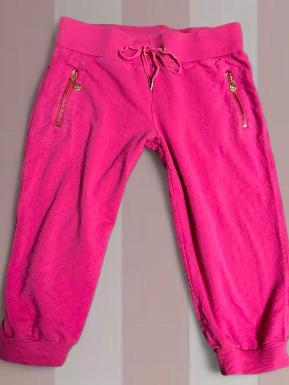 Bebe Vintage Y2K Pink Capri Sweatpants